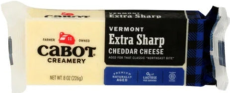 Extra Sharp Vermont Cheddar Cheese Block