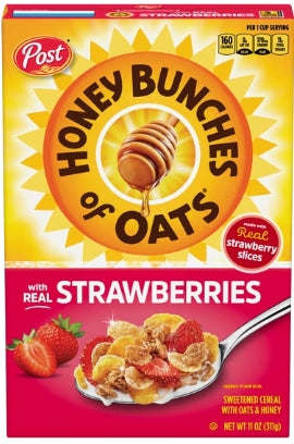 Cereal with real Strawberries