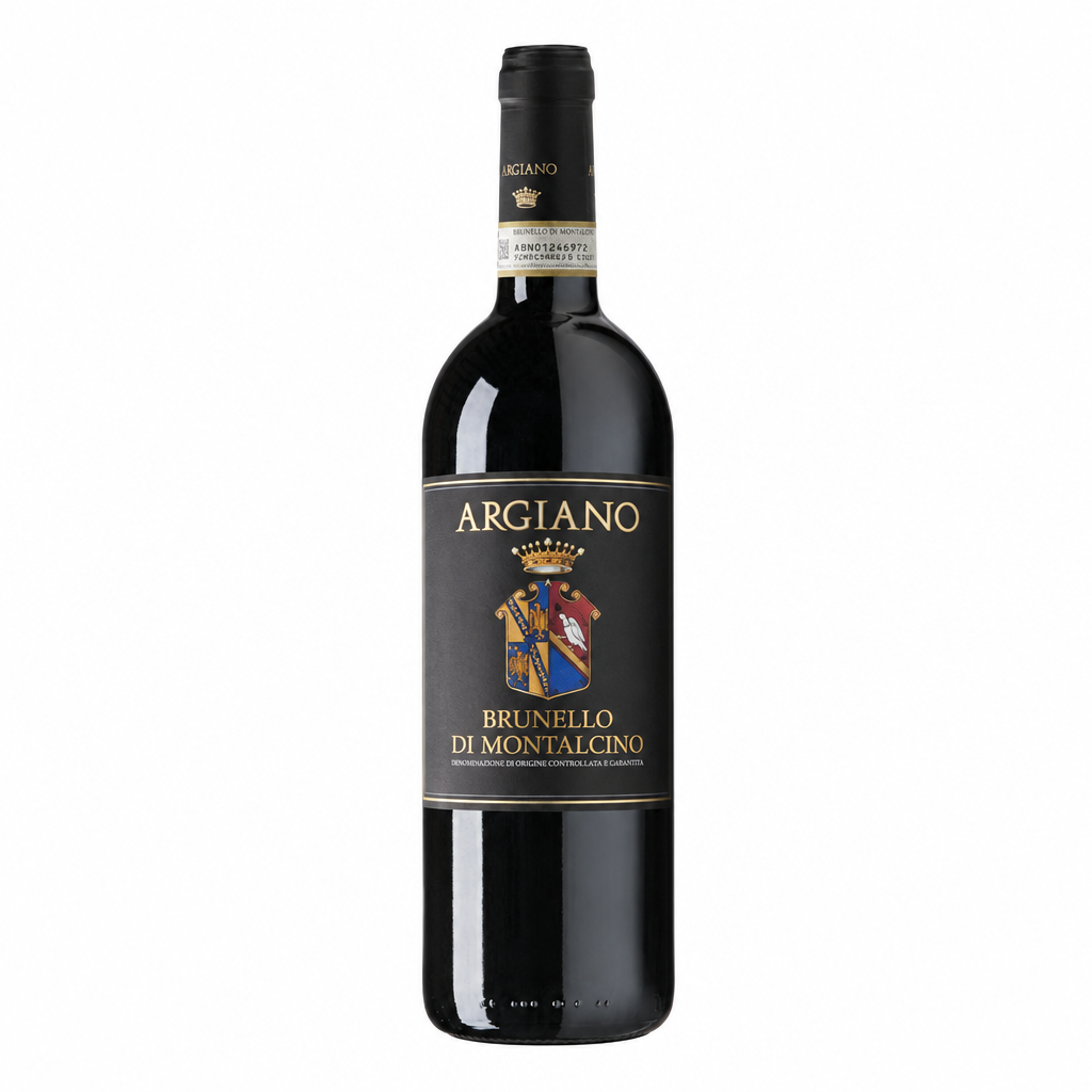 Argiano Brunello Di Montalcino bottle on a white background